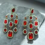 Ishkaara Stone-Studded Drop Earrings