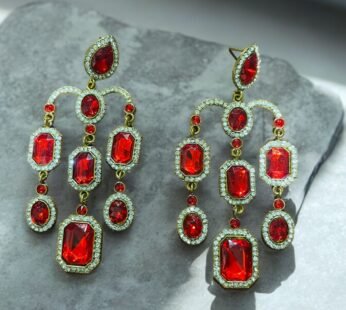 Ishkaara Stone-Studded Drop Earrings