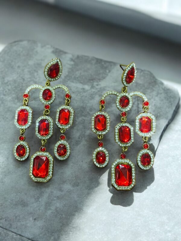 Ishkaara Stone-Studded Drop Earrings