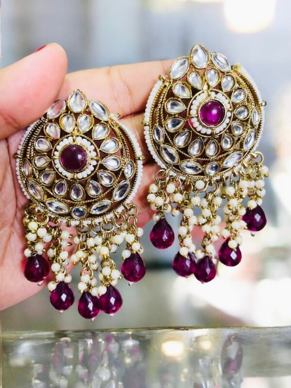 Traditional Five Pearl Drop Earrings