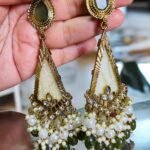 Amayra Gold-Toned Contemporary Earrings