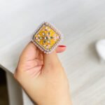 Kundan Adjustable Ring