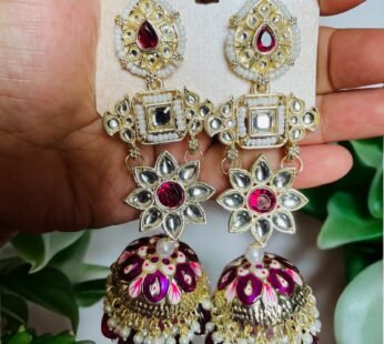 Bareilly wala Minakari jhumka