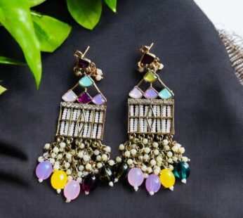 Multicoloured Palki Earrings