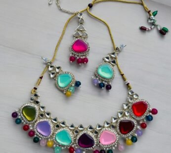 Ramya Multicoloured  Necklace  Set