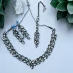 Silver Stone Ad Neckpiece